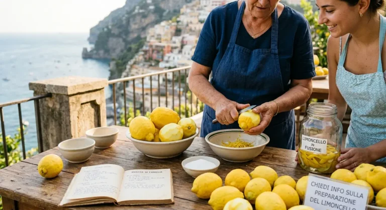 Limoncello Masterclass - The History, Lemons, and Recipe Behind the Amalfi Coast’s Iconic Digestif - Gemini Genarated Image